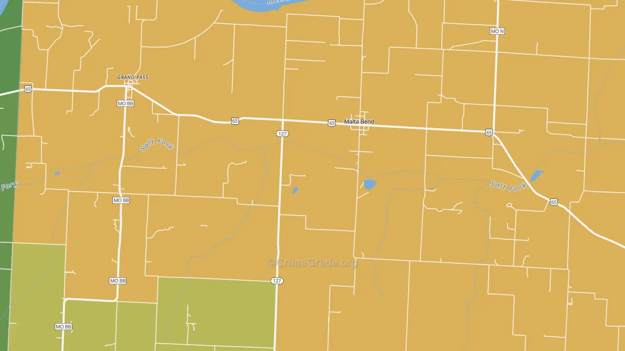 65339, MO Map of Drug-Related Crime Rates