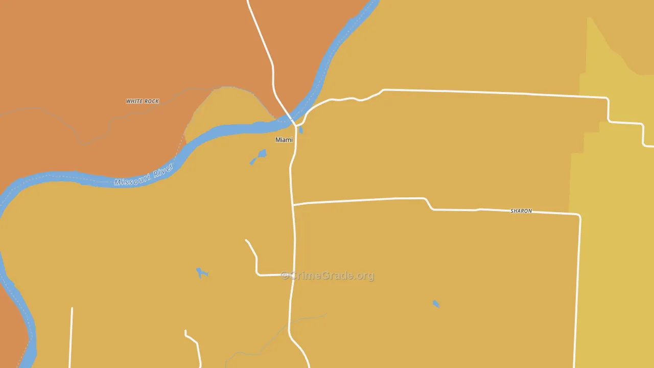 65344, MO Map of Drug-Related Crime Rates