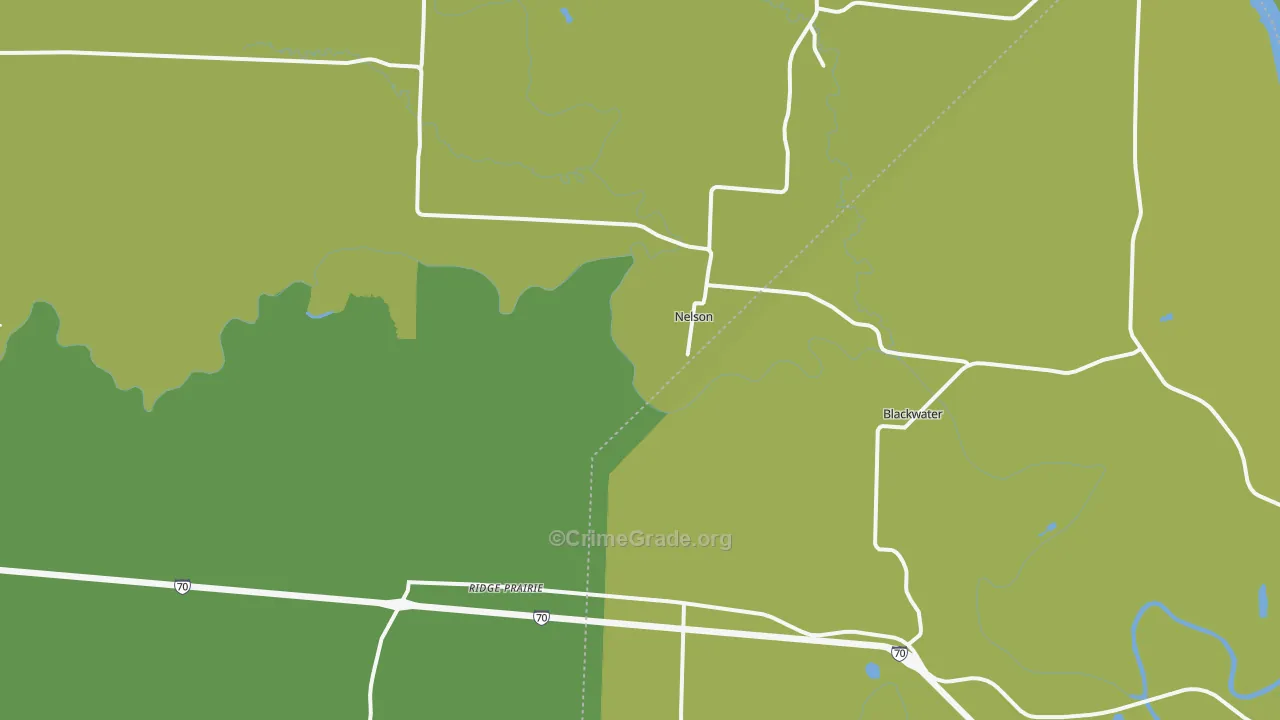 65347, MO Map of Drug-Related Crime Rates