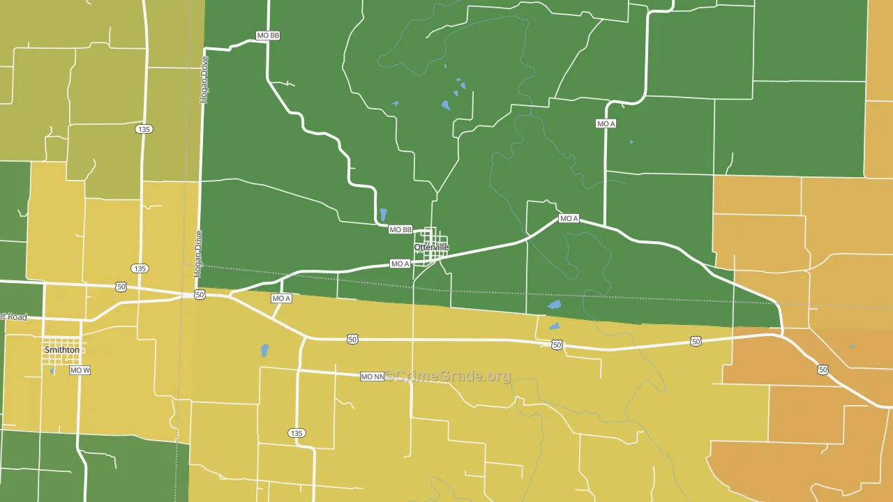 65348, MO Map of Drug-Related Crime Rates