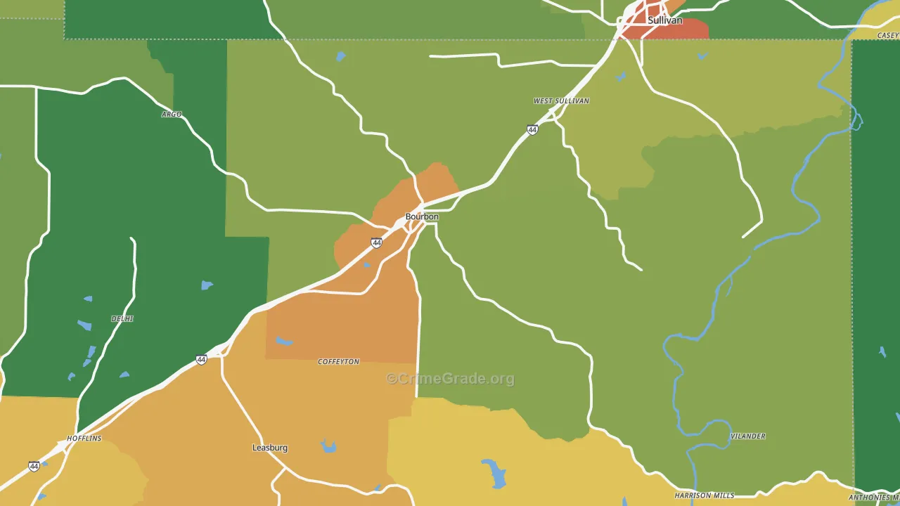 65441, MO Map of Drug-Related Crime Rates