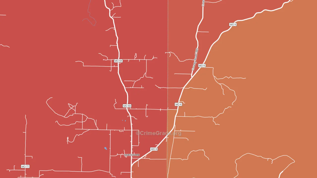 65479, MO Map of Drug-Related Crime Rates