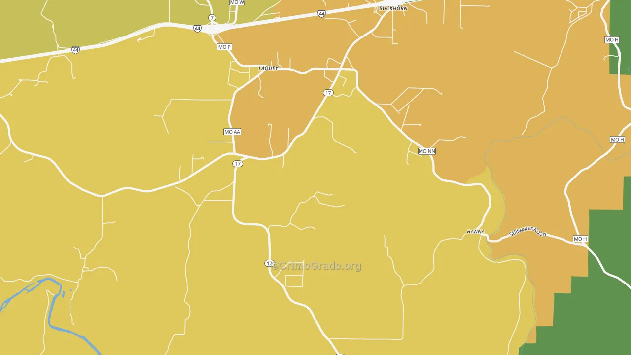 65534, MO Map of Drug-Related Crime Rates