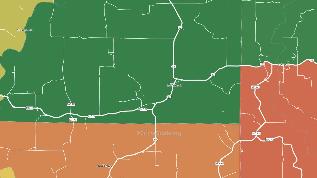 65543, MO Map of Drug-Related Crime Rates