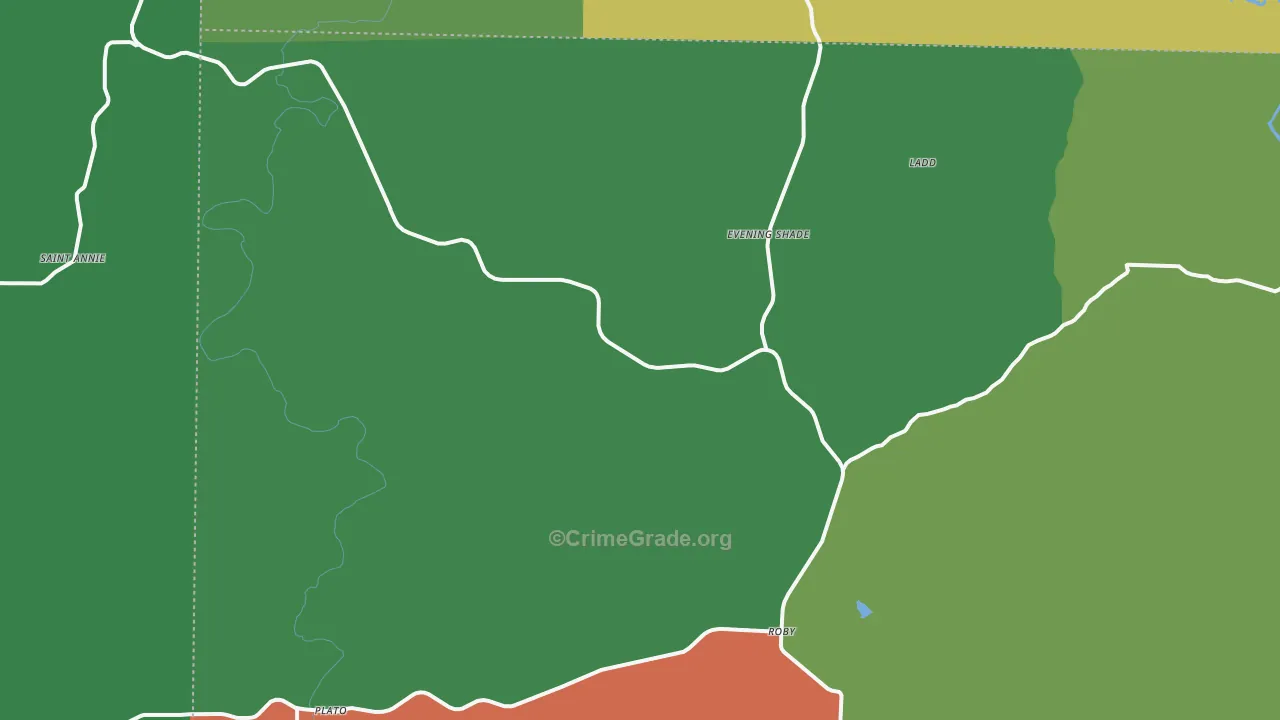 65552, MO Map of Drug-Related Crime Rates