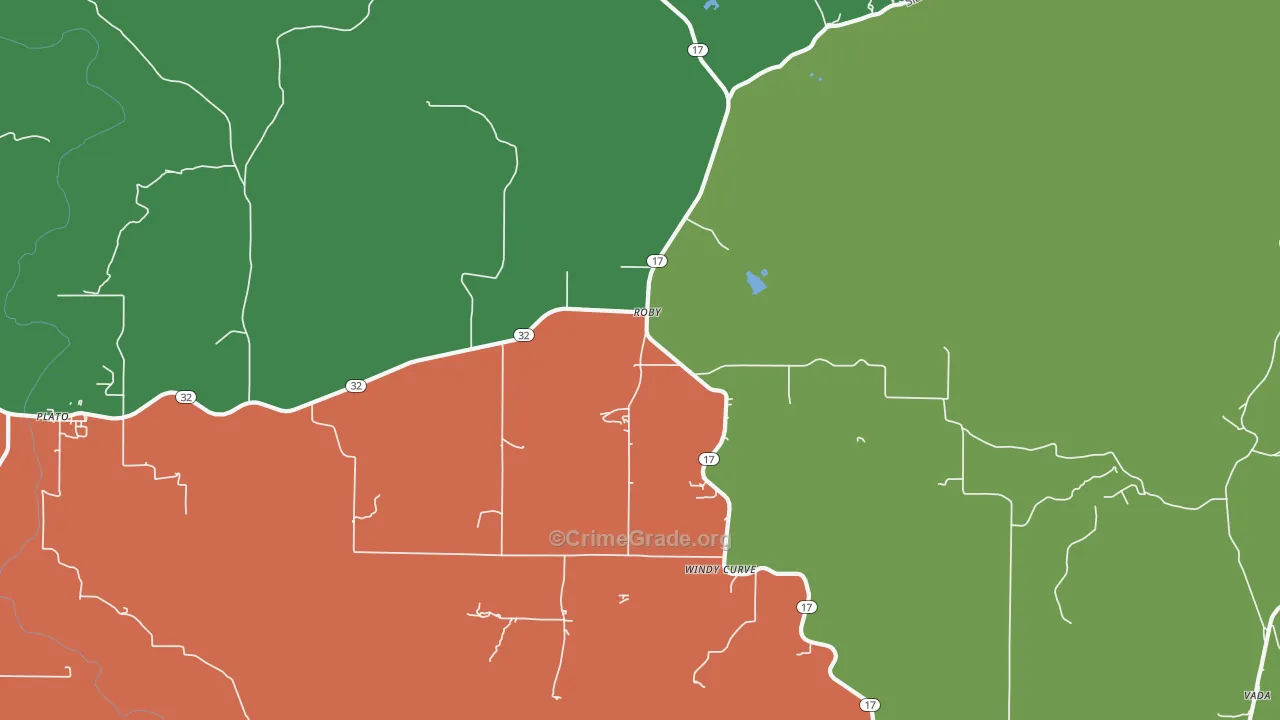 65557, MO Map of Drug-Related Crime Rates
