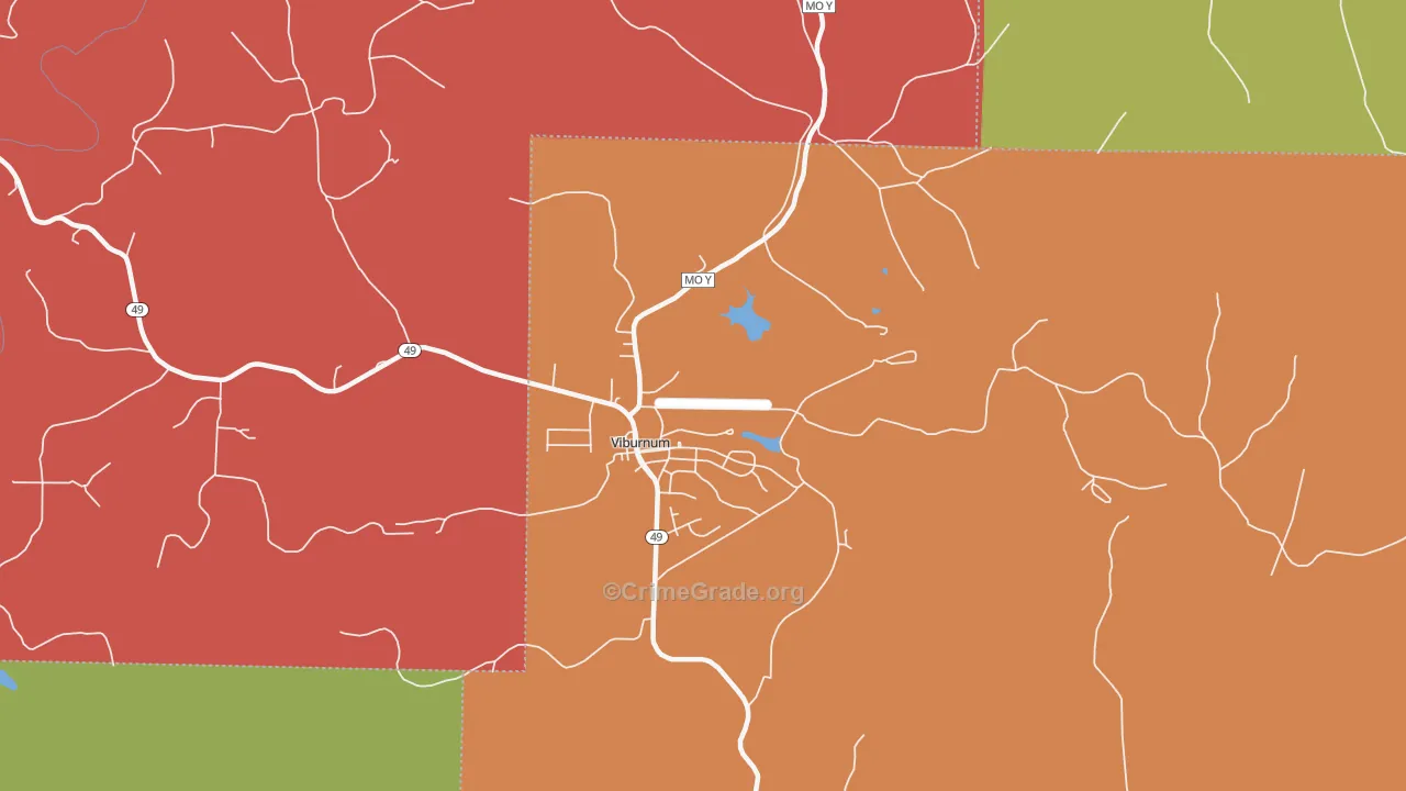 65566, MO Map of Drug-Related Crime Rates