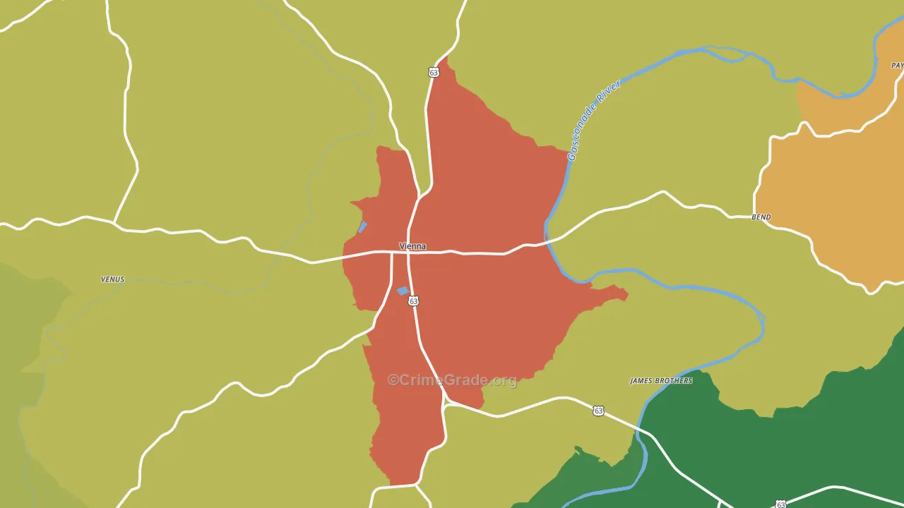 65582, MO Map of Drug-Related Crime Rates