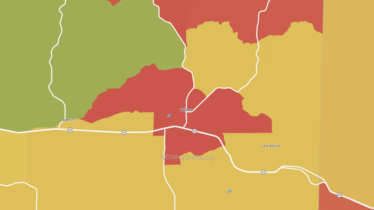 65588, MO Map of Drug-Related Crime Rates