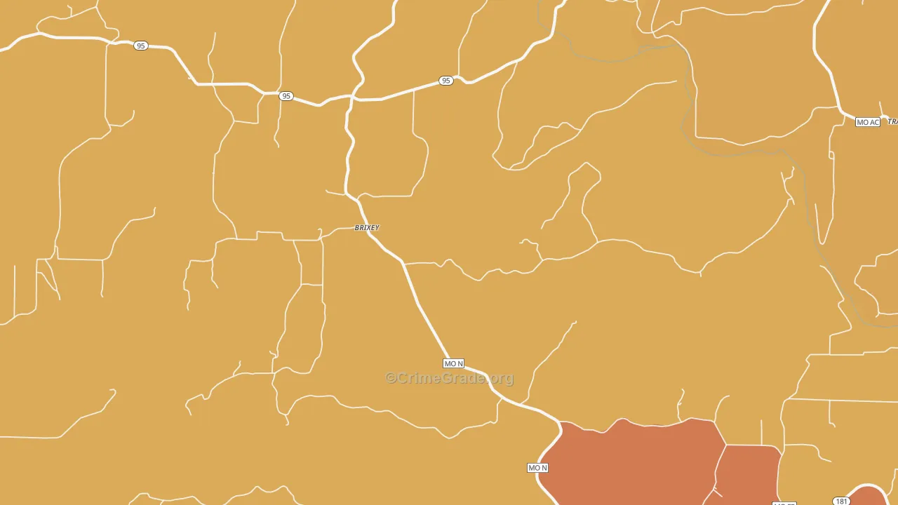 65618, MO Map of Drug-Related Crime Rates