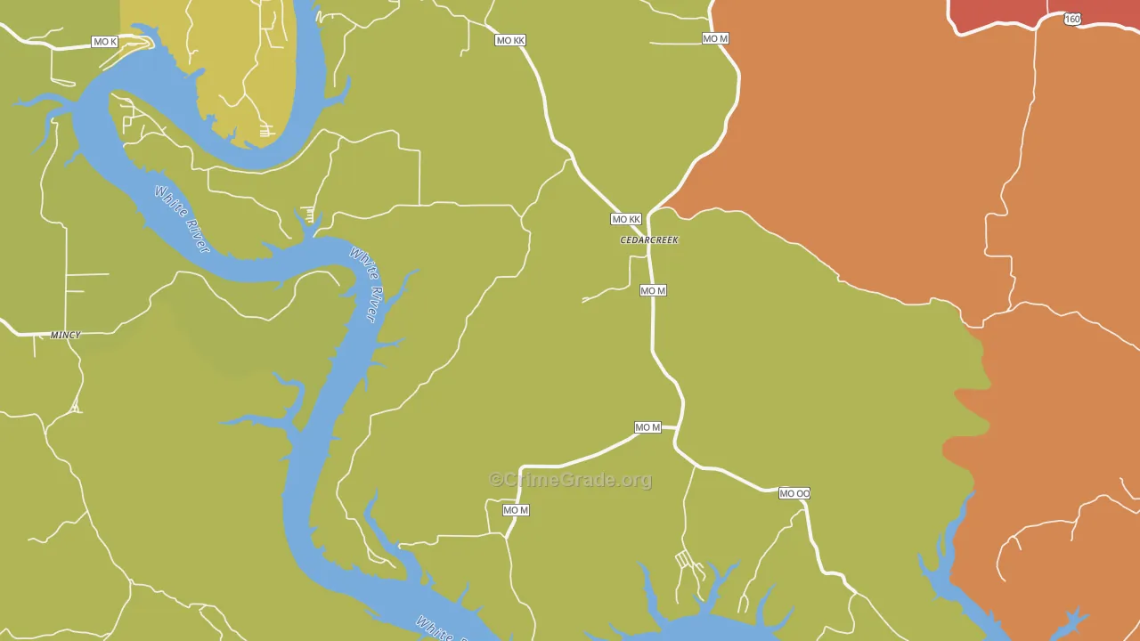 65627, MO Map of Drug-Related Crime Rates
