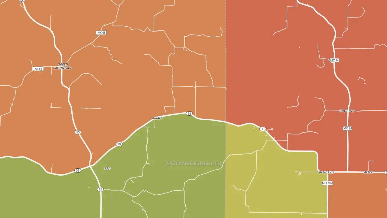 65660, MO Map of Drug-Related Crime Rates