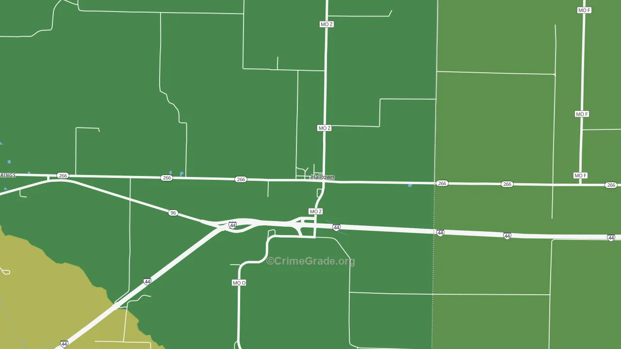65664, MO Map of Drug-Related Crime Rates