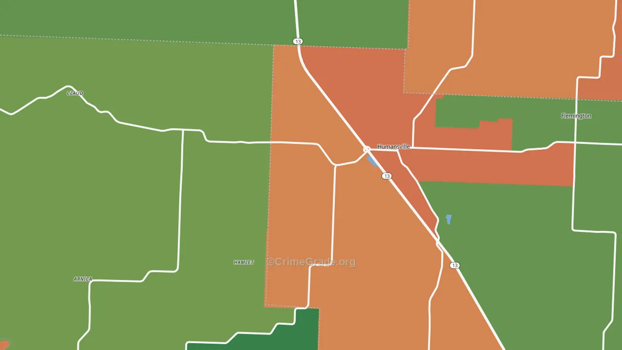65674, MO Map of Drug-Related Crime Rates