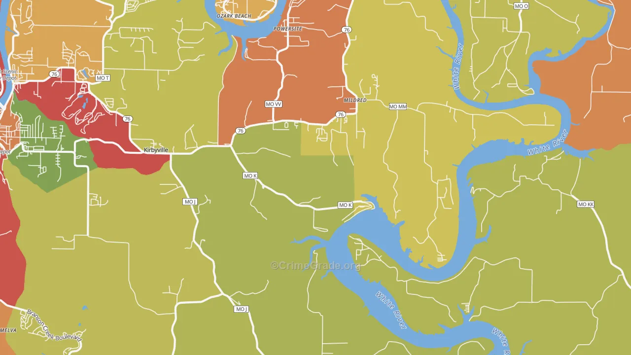65679, MO Map of Drug-Related Crime Rates