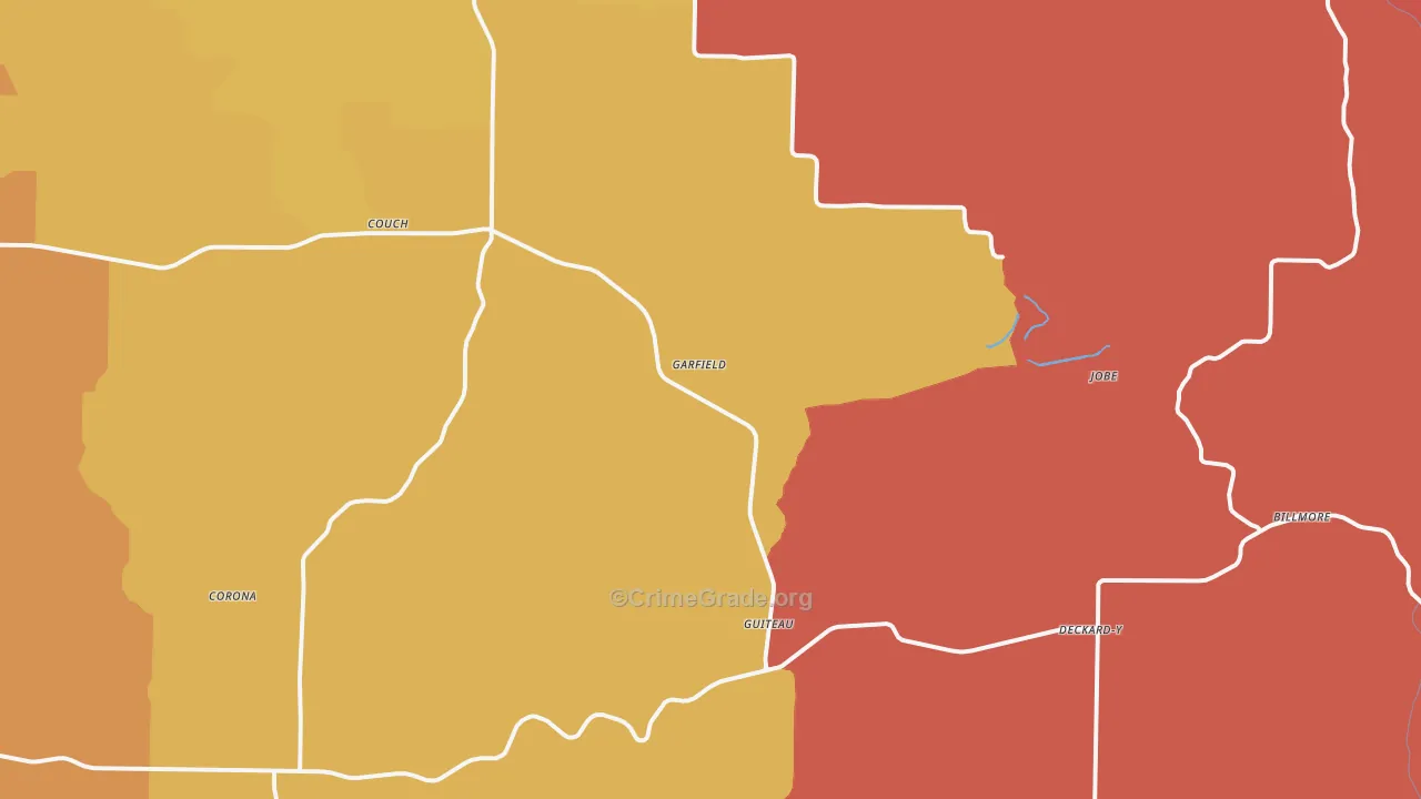 65690, MO Map of Drug-Related Crime Rates