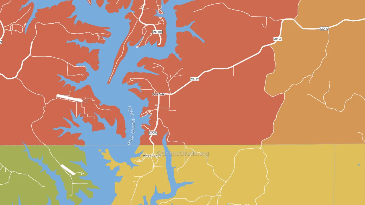 65729, MO Map of Drug-Related Crime Rates