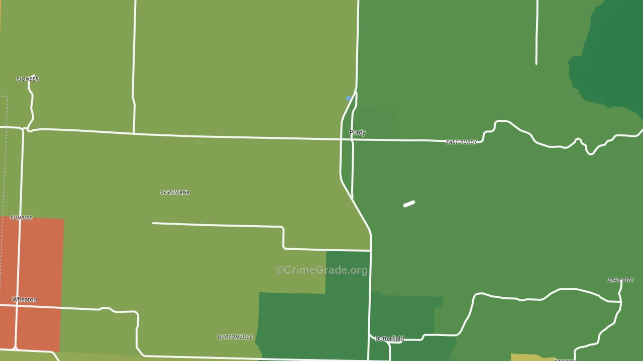 65734, MO Map of Drug-Related Crime Rates