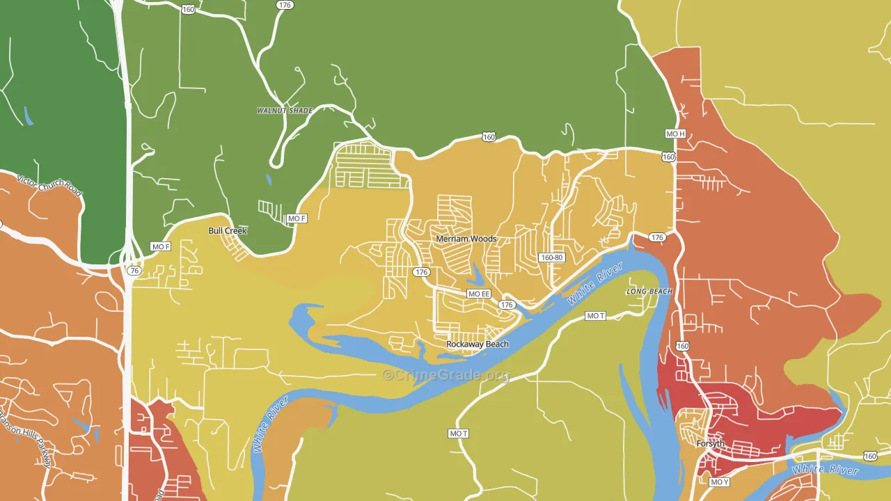 65740, MO Map of Drug-Related Crime Rates