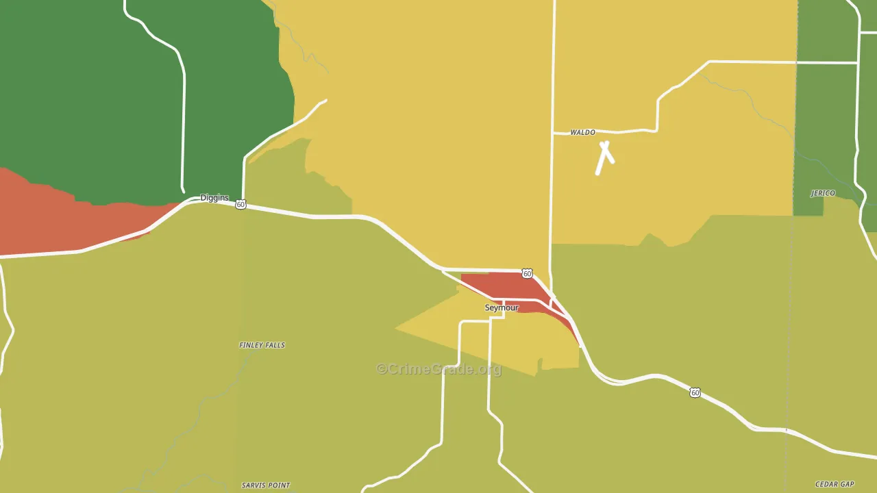 65746, MO Map of Drug-Related Crime Rates