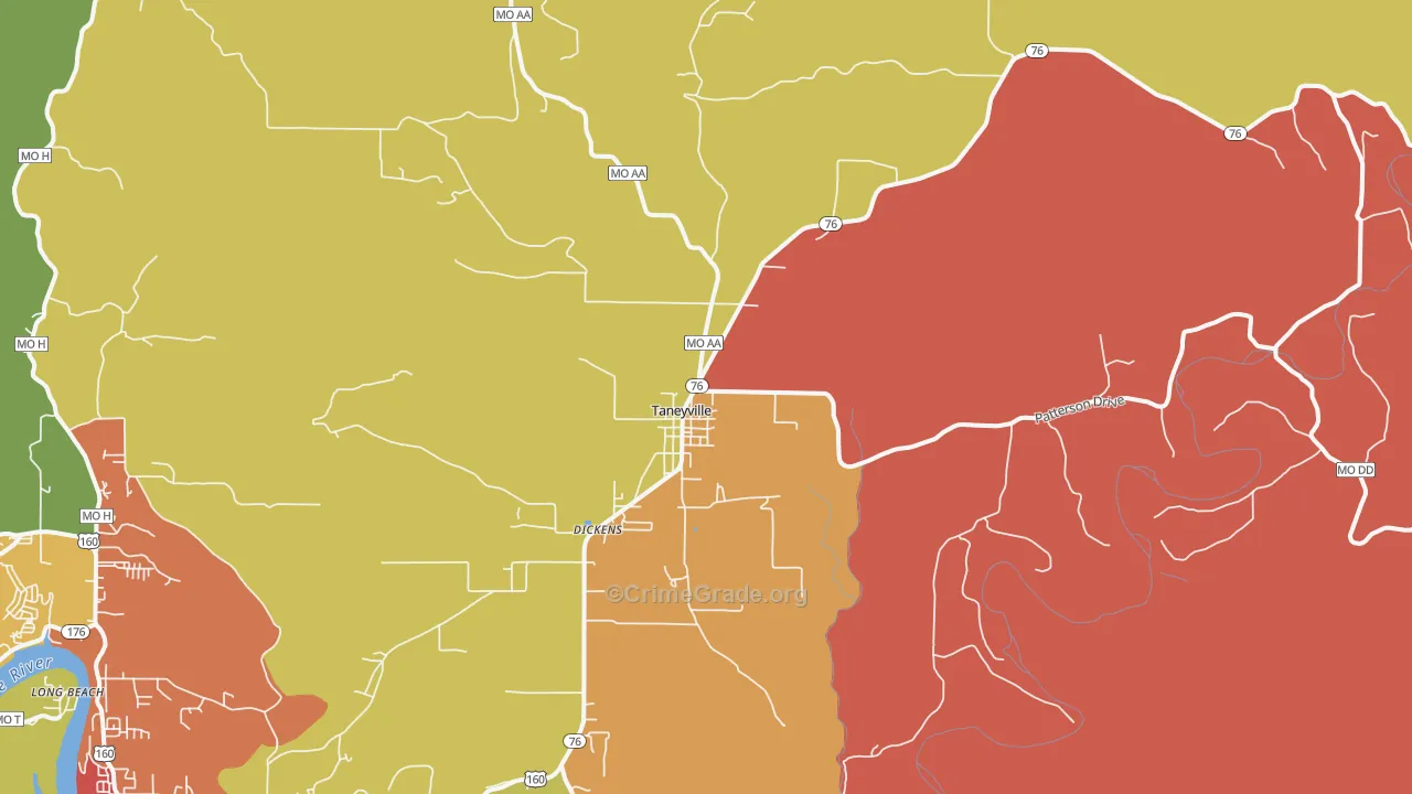 65759, MO Map of Drug-Related Crime Rates