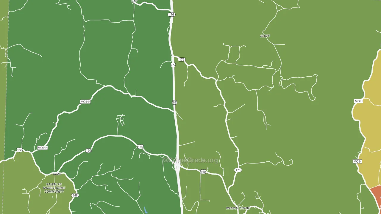 65771, MO Map of Drug-Related Crime Rates