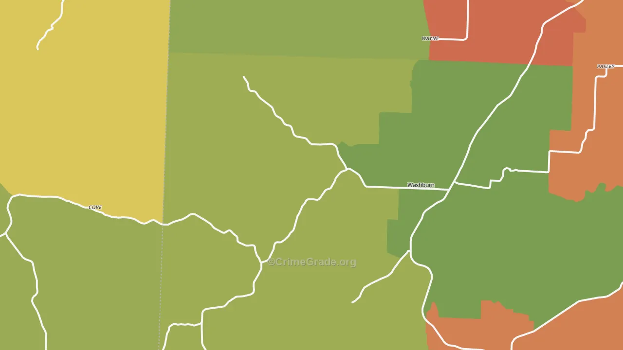 65772, MO Map of Drug-Related Crime Rates