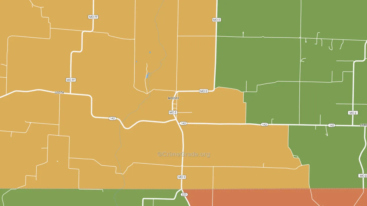 65777, MO Map of Drug-Related Crime Rates