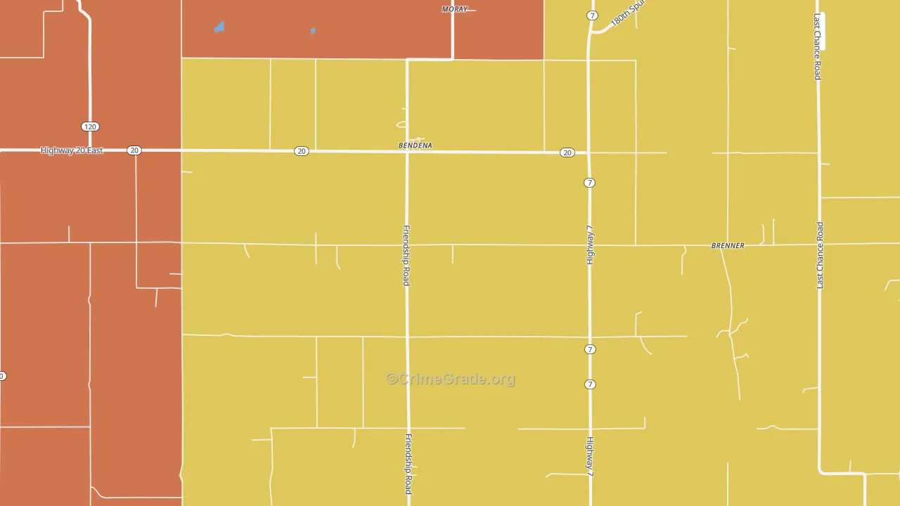 66008, KS Map of Drug-Related Crime Rates