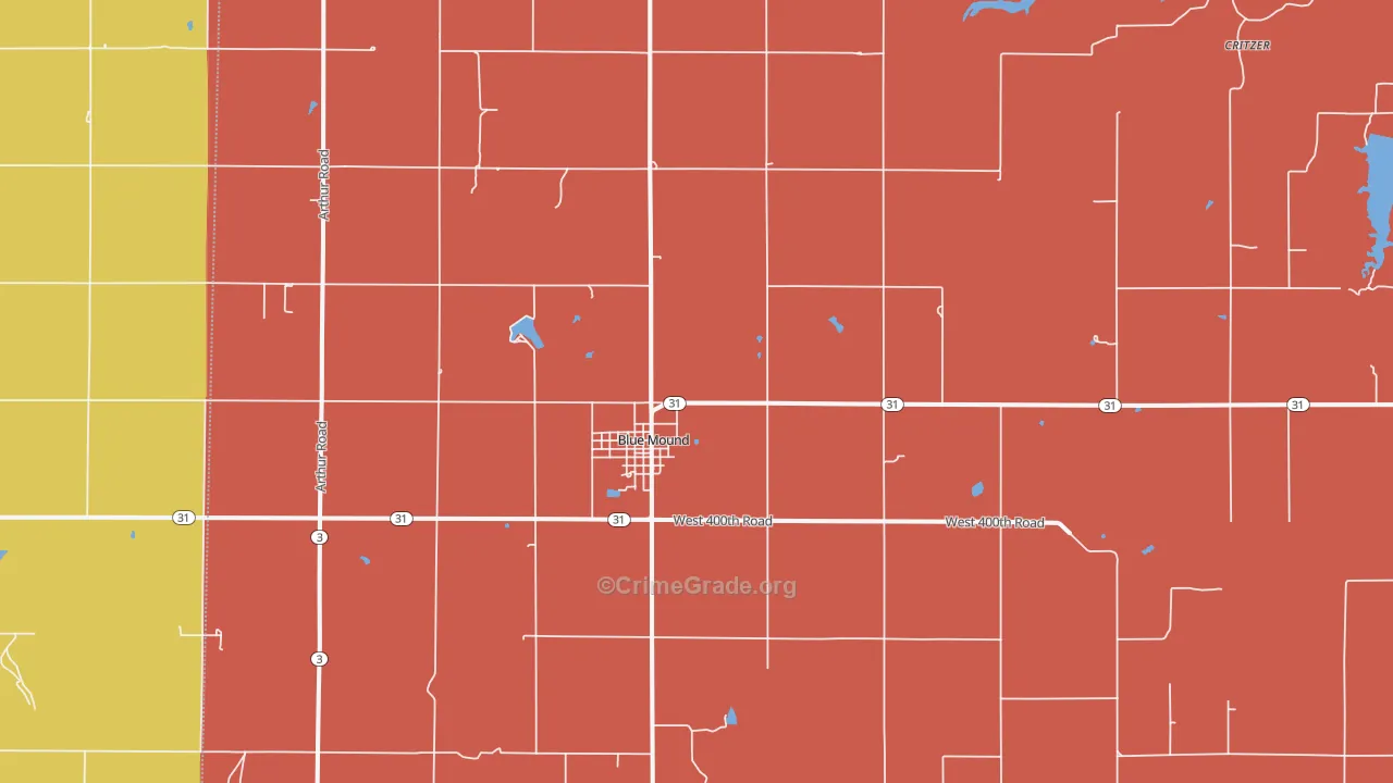 66010, KS Map of Drug-Related Crime Rates