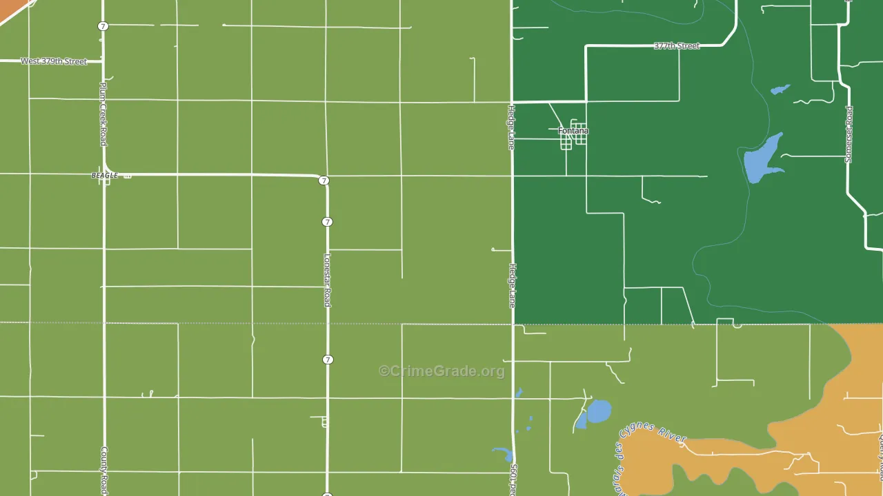 66026, KS Map of Drug-Related Crime Rates