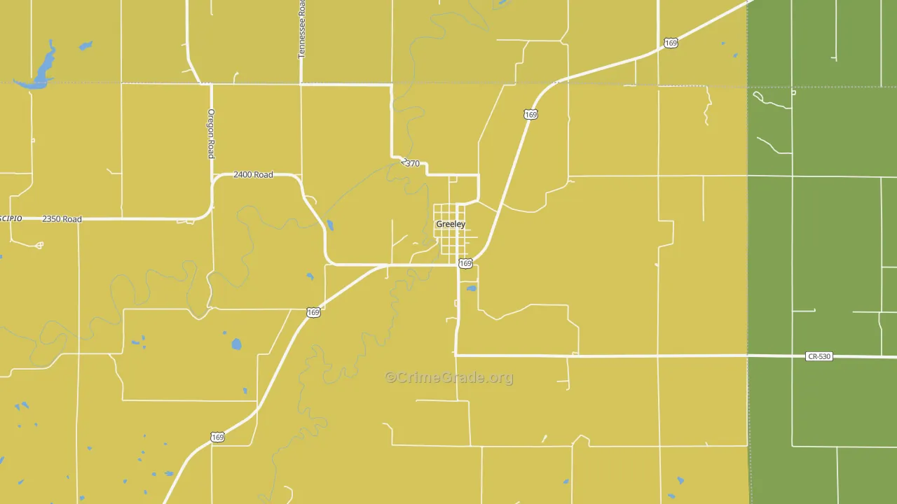 66033, KS Map of Drug-Related Crime Rates