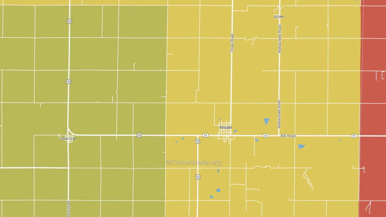 66039, KS Map of Drug-Related Crime Rates