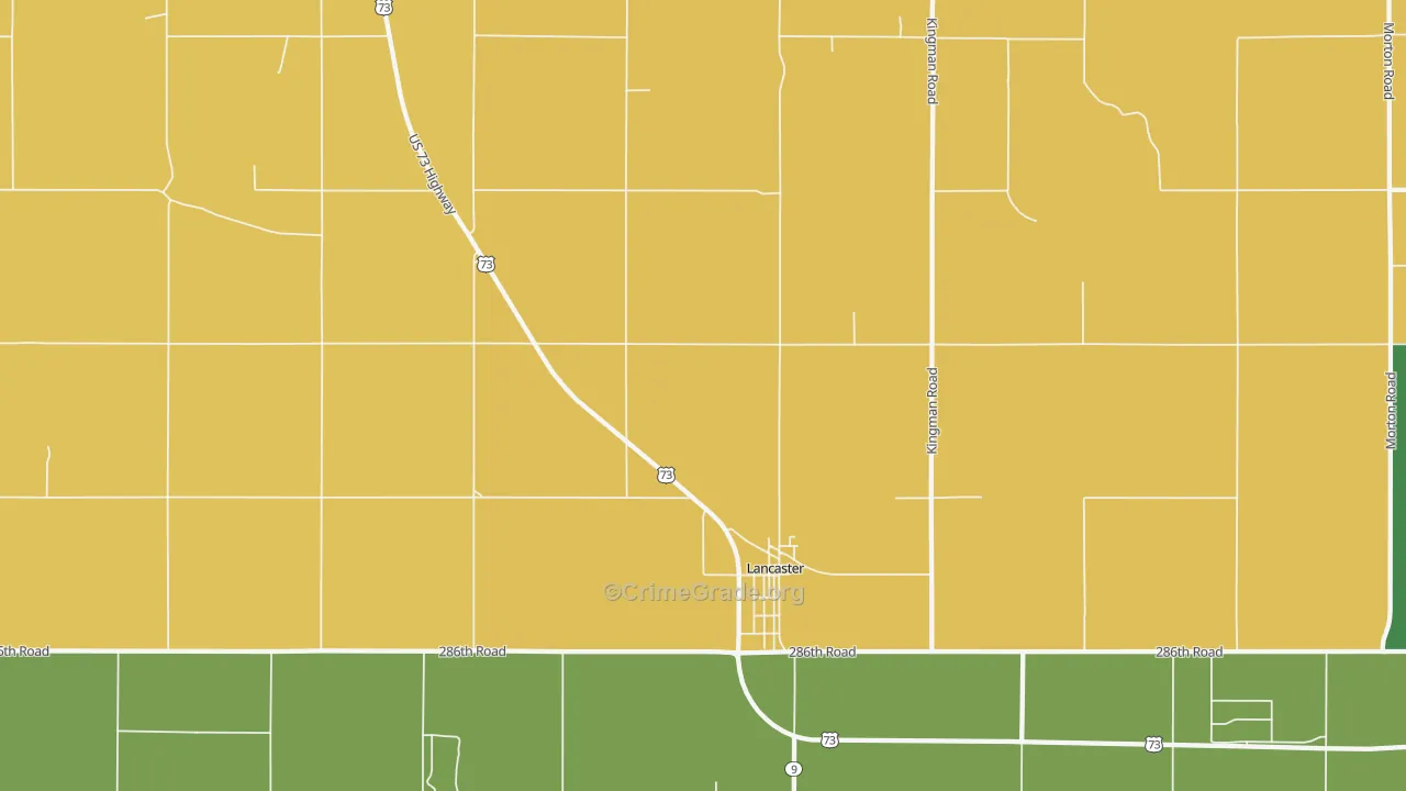 66041, KS Map of Drug-Related Crime Rates