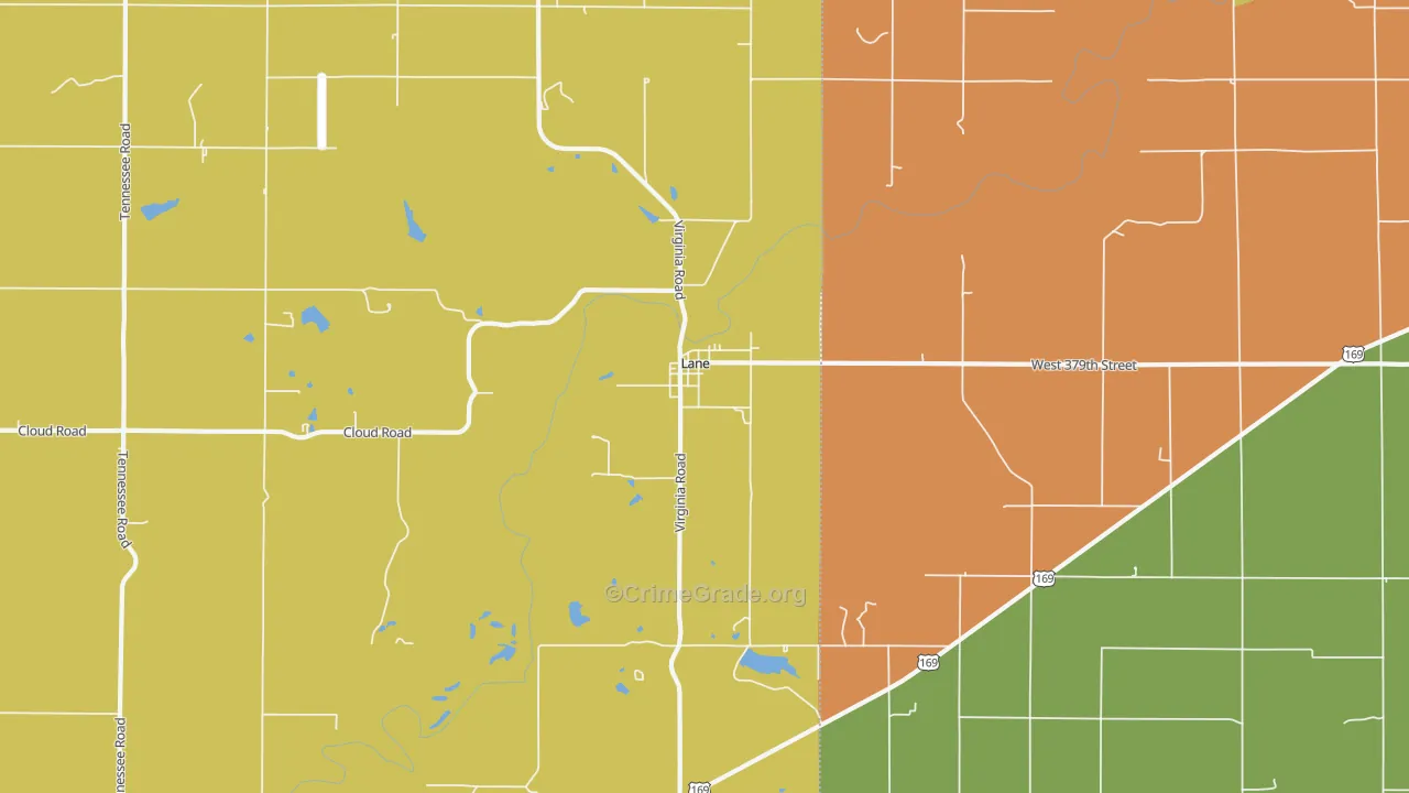 66042, KS Map of Drug-Related Crime Rates