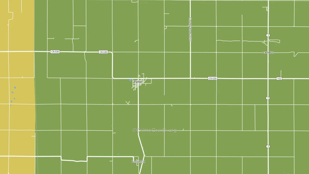 66072, KS Map of Drug-Related Crime Rates