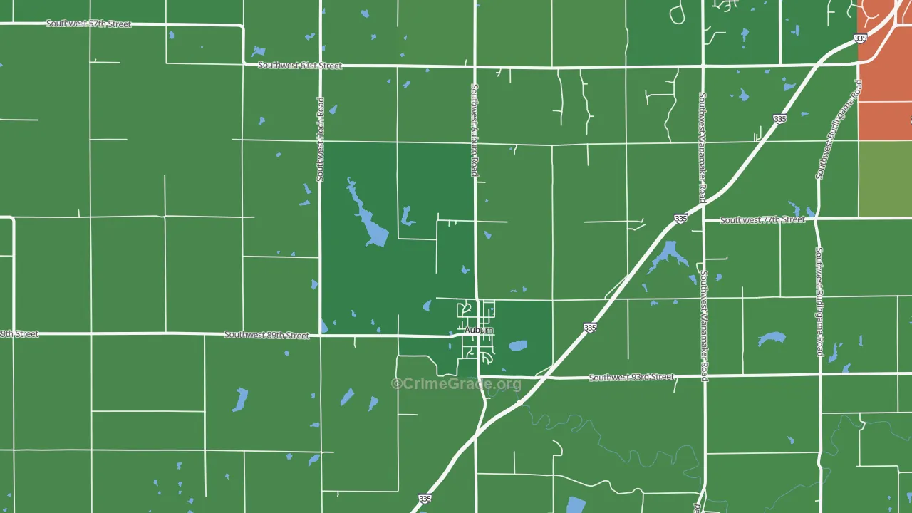 66402, KS Map of Drug-Related Crime Rates