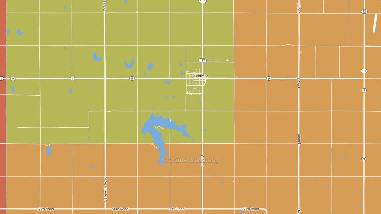 66415, KS Map of Drug-Related Crime Rates
