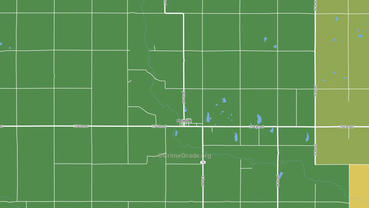 66416, KS Map of Drug-Related Crime Rates