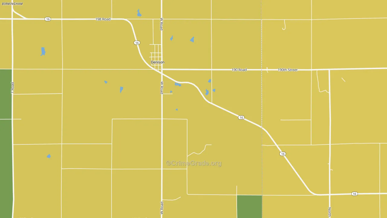 66419, KS Map of Drug-Related Crime Rates