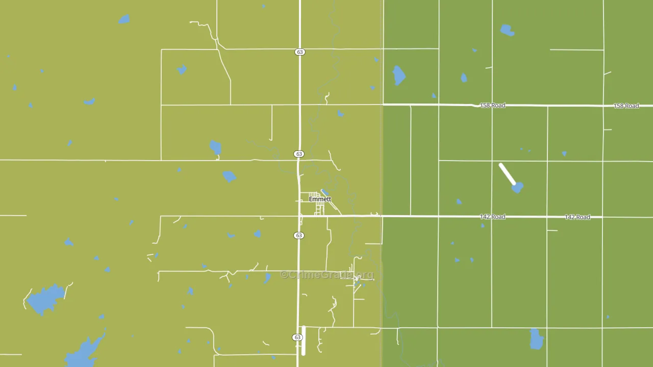 66422, KS Map of Drug-Related Crime Rates