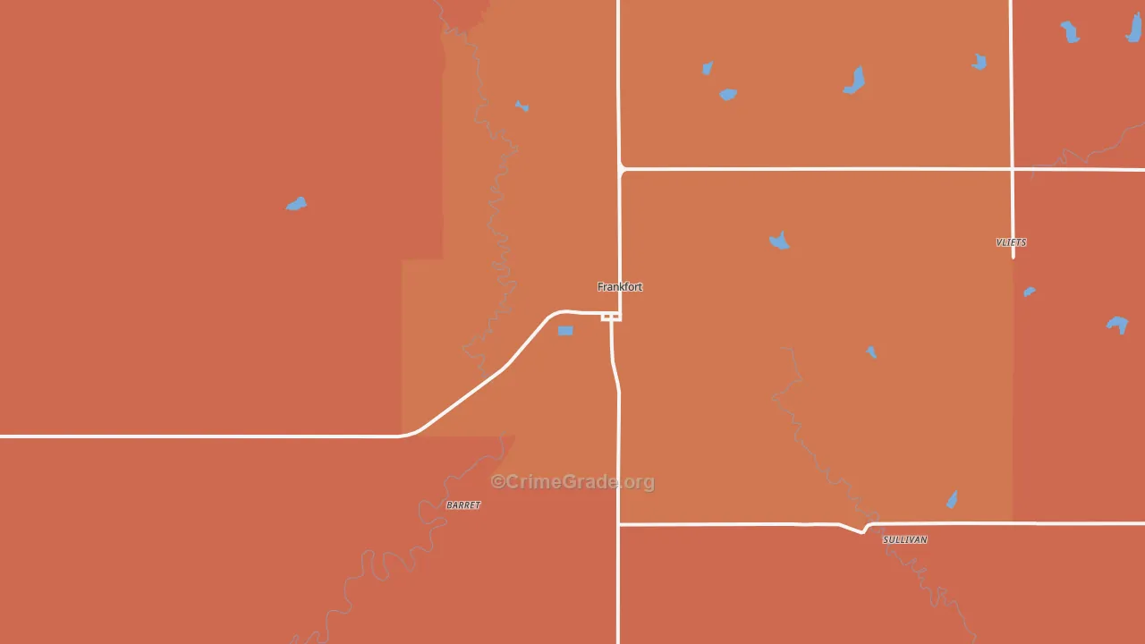 66427, KS Map of Drug-Related Crime Rates