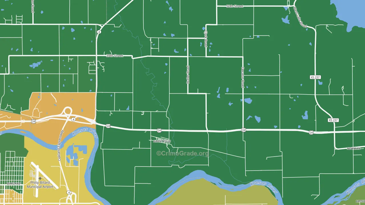 66429, KS Map of Drug-Related Crime Rates