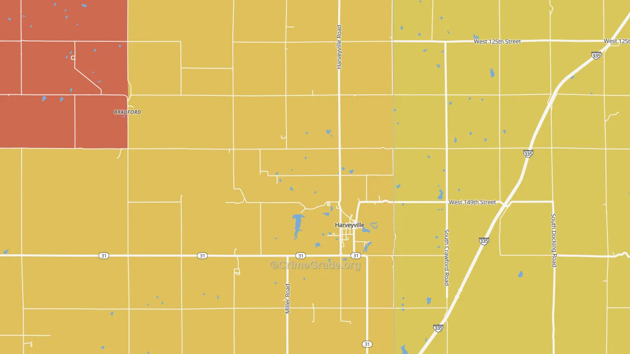 66431, KS Map of Drug-Related Crime Rates