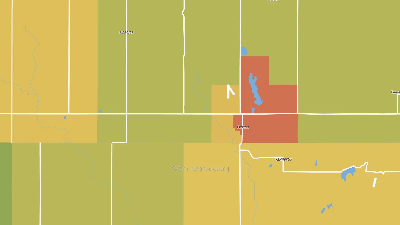 66439, KS Map of Drug-Related Crime Rates