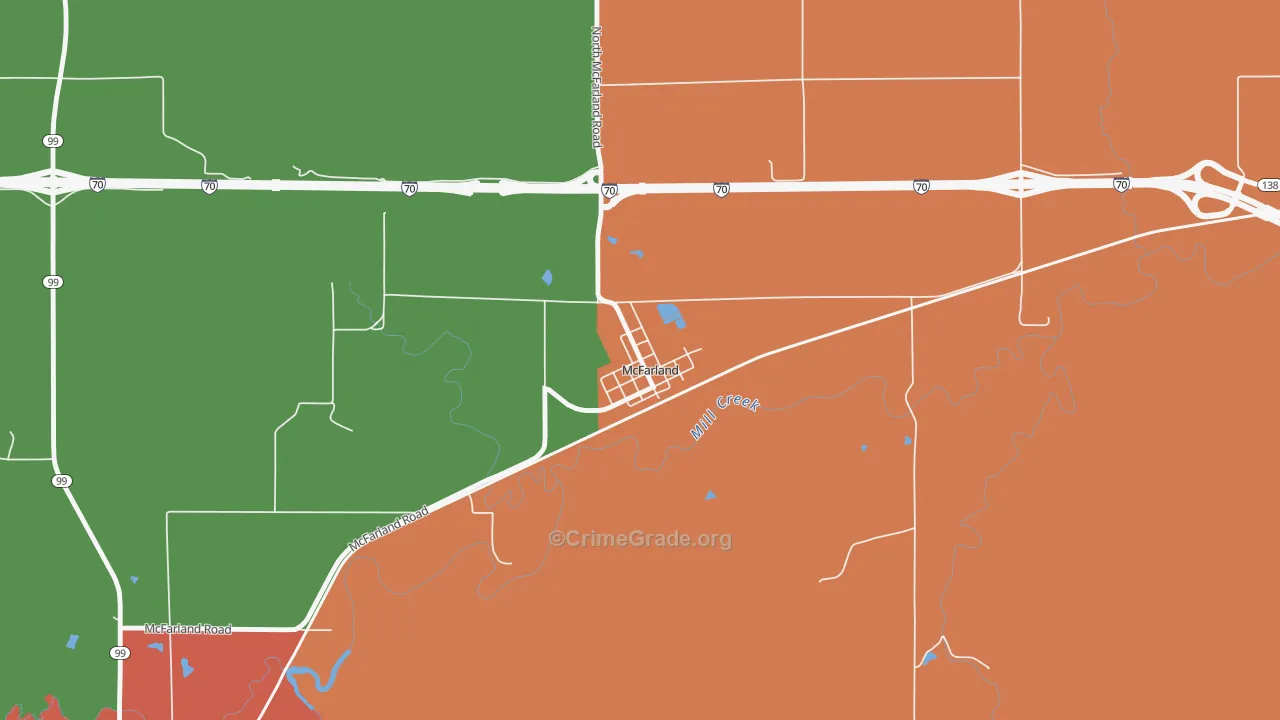 66501, KS Map of Drug-Related Crime Rates