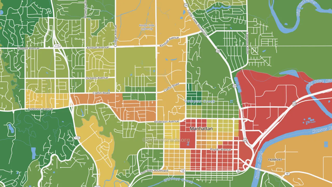 66506, KS Map of Drug-Related Crime Rates