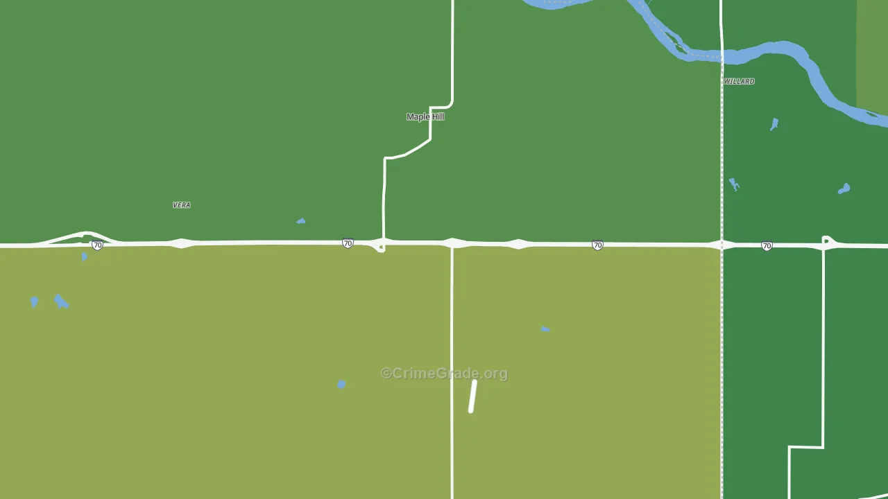 66507, KS Map of Drug-Related Crime Rates