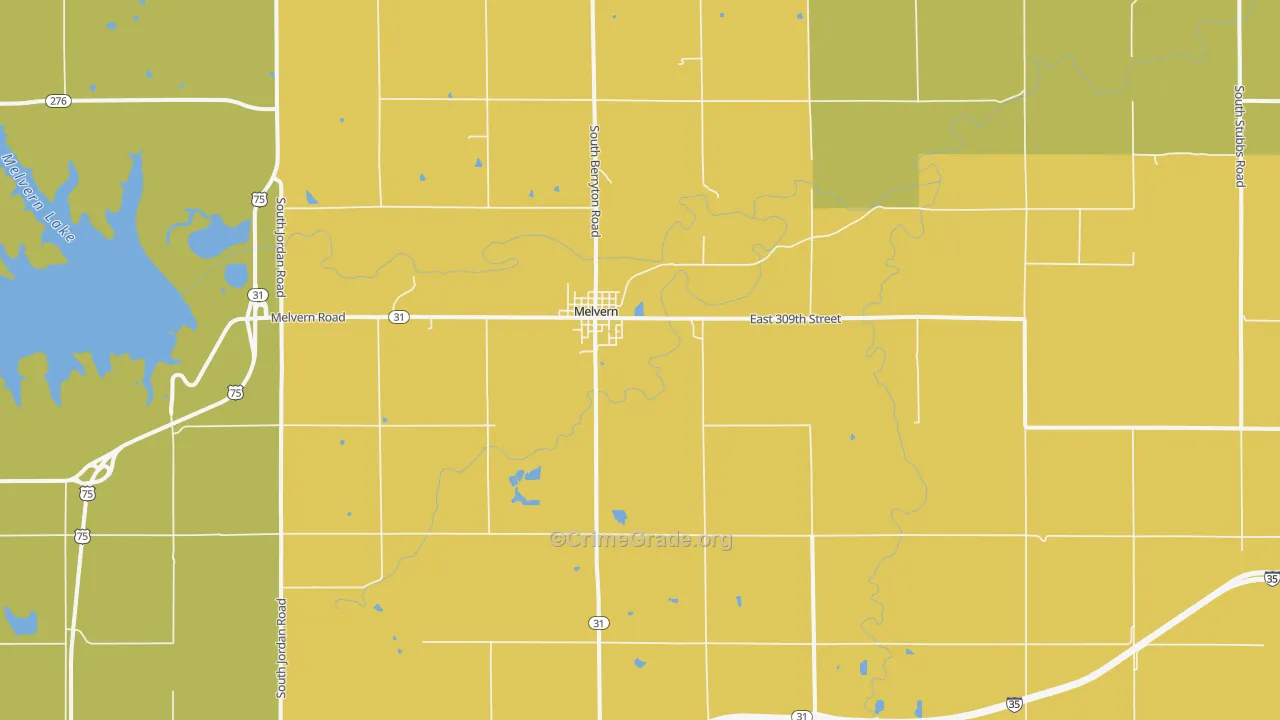 66510, KS Map of Drug-Related Crime Rates