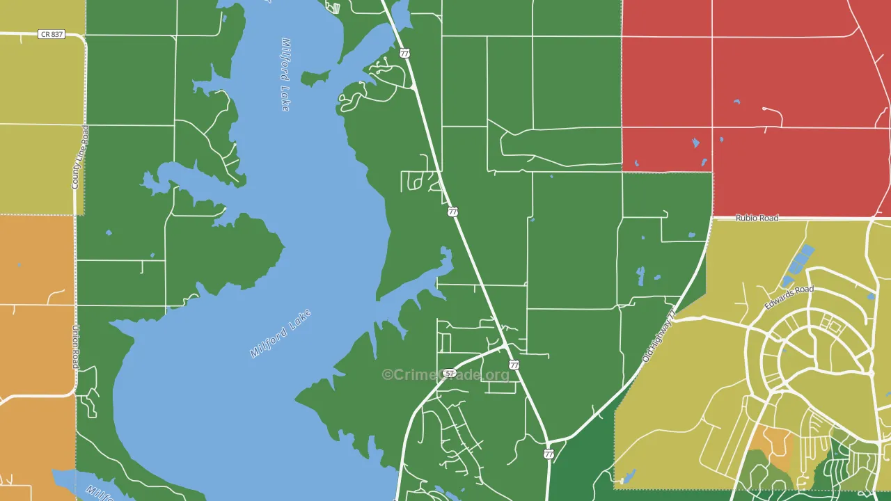 66514, KS Map of Drug-Related Crime Rates